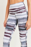 Legging capri taille haute à imprimé zen