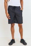 Short en mélange de nylon actif avec fermeture à glissière