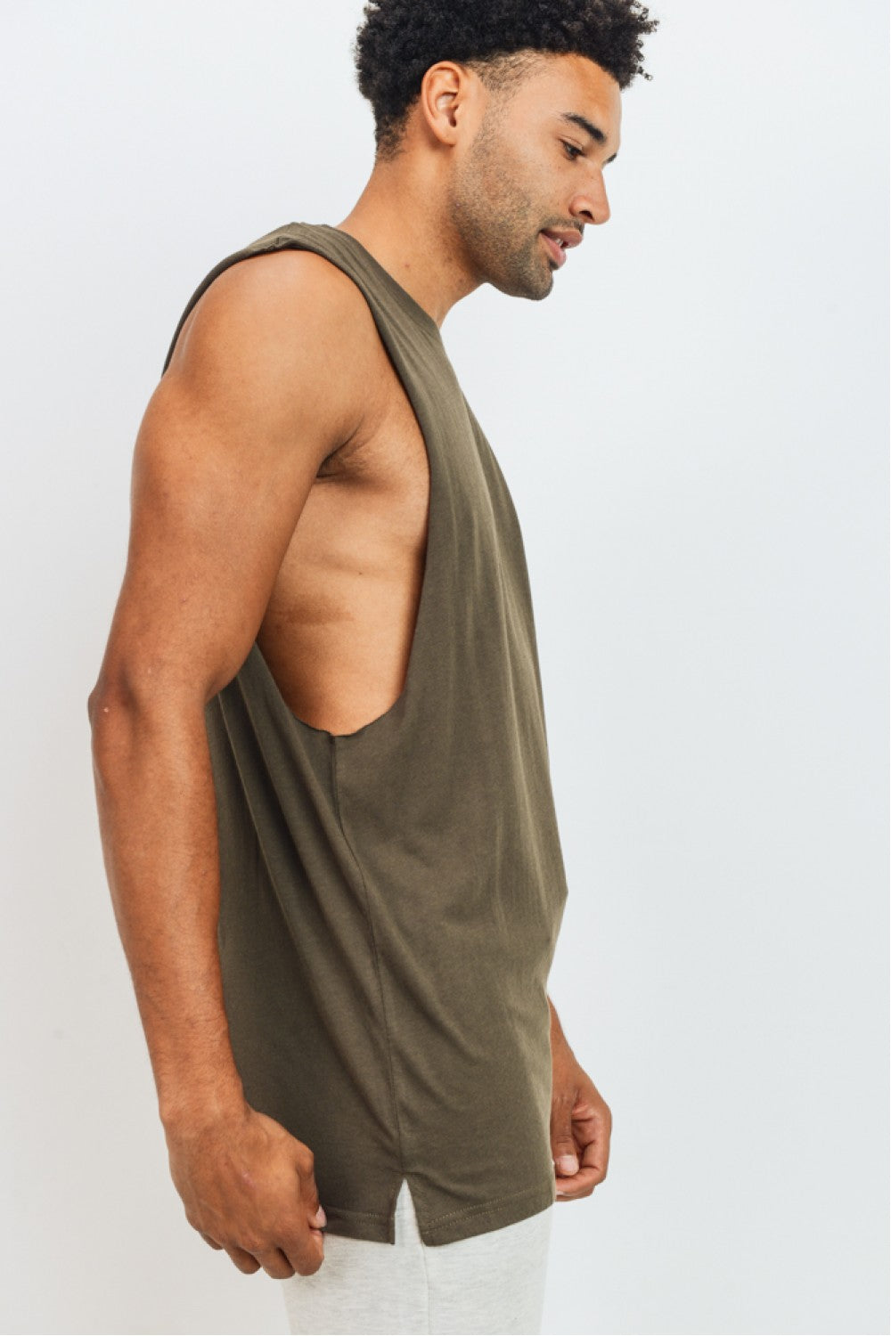 T-shirt en jersey de coton mélangé