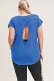 Overlay Cut-Out Back Athleisure Top