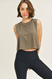Athleisure TENCEL Cropped Flow Top